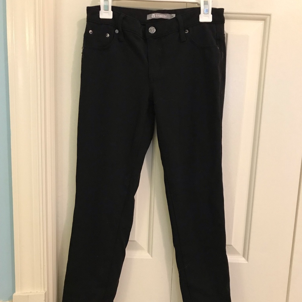 Black jeggings